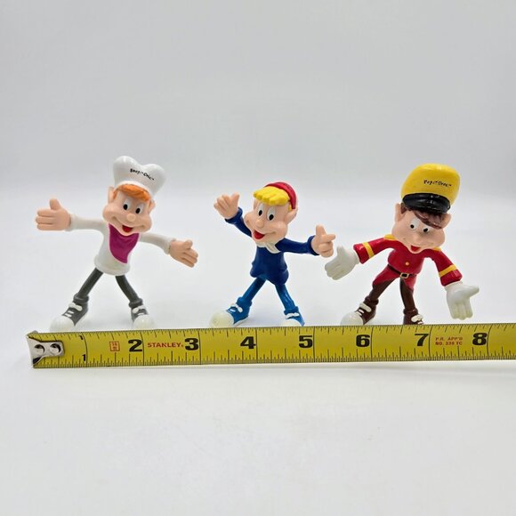 Vintage Bendy Figures Rice Krispies Snap Crackle Pop Kelloggs Collectibles Cerea - Picture 2 of 12